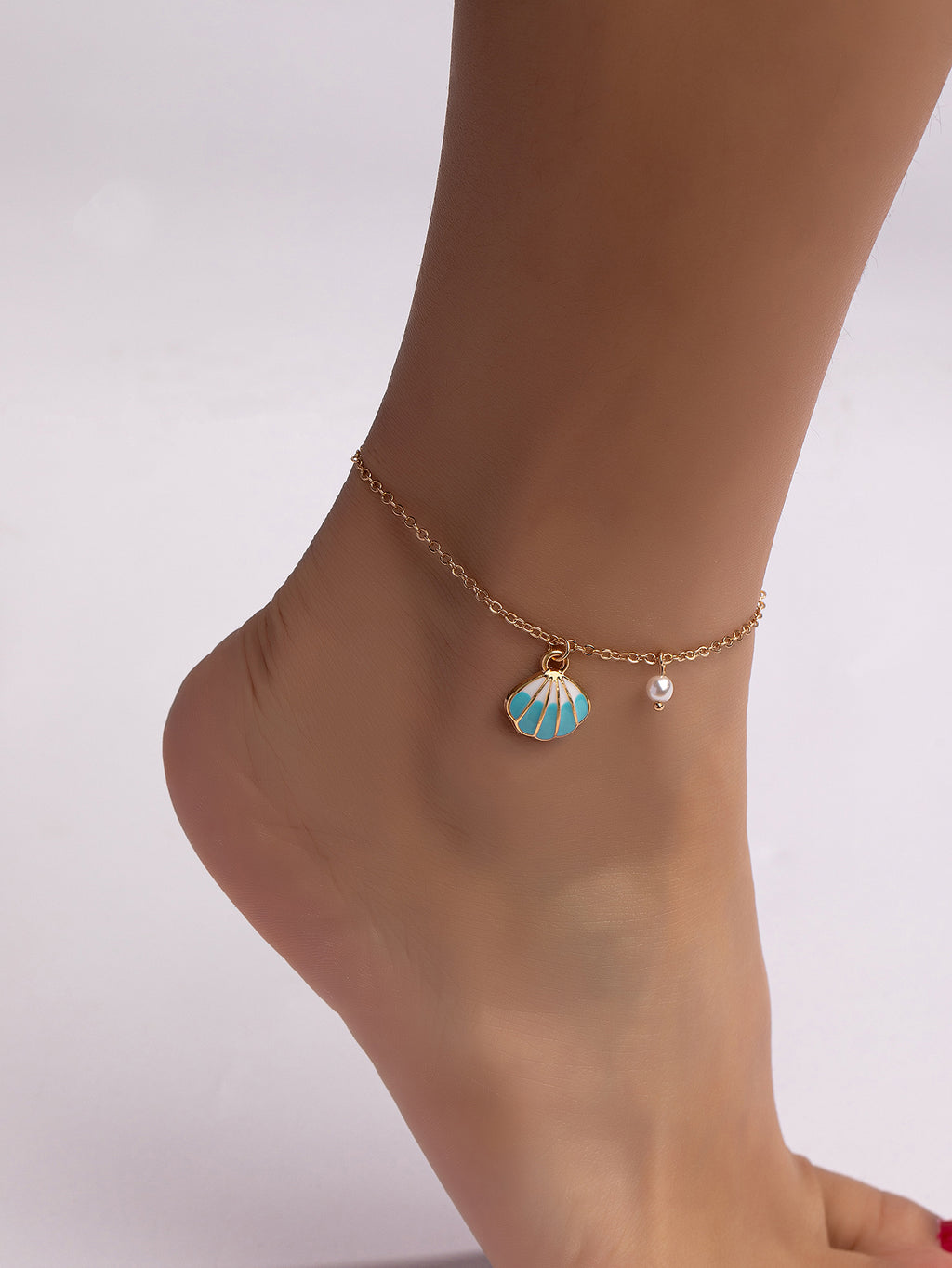 Beach Artistic Shell Anklet – Sweet Jewelry Design