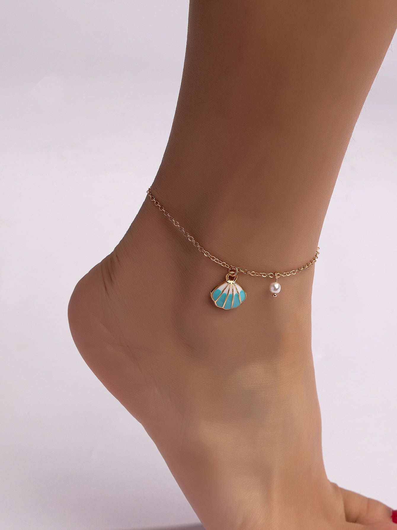 Beach Artistic Shell Anklet – Sweet Jewelry Design