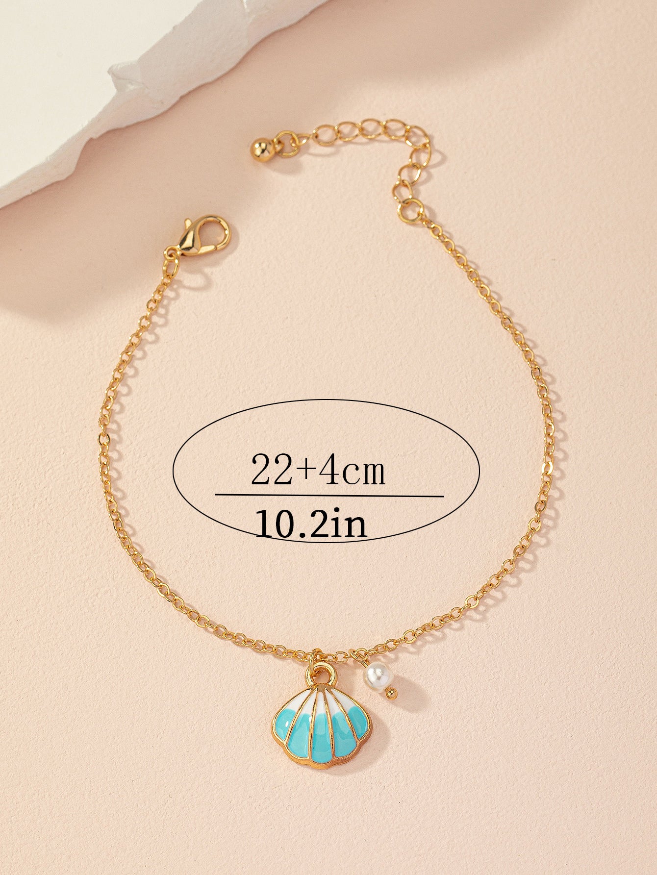 Beach Artistic Shell Anklet – Sweet Jewelry Design