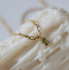 18K Gold Plated Letter Pendant Necklace – PVD Coated Stainless Steel Waterproof Non-Tarnish