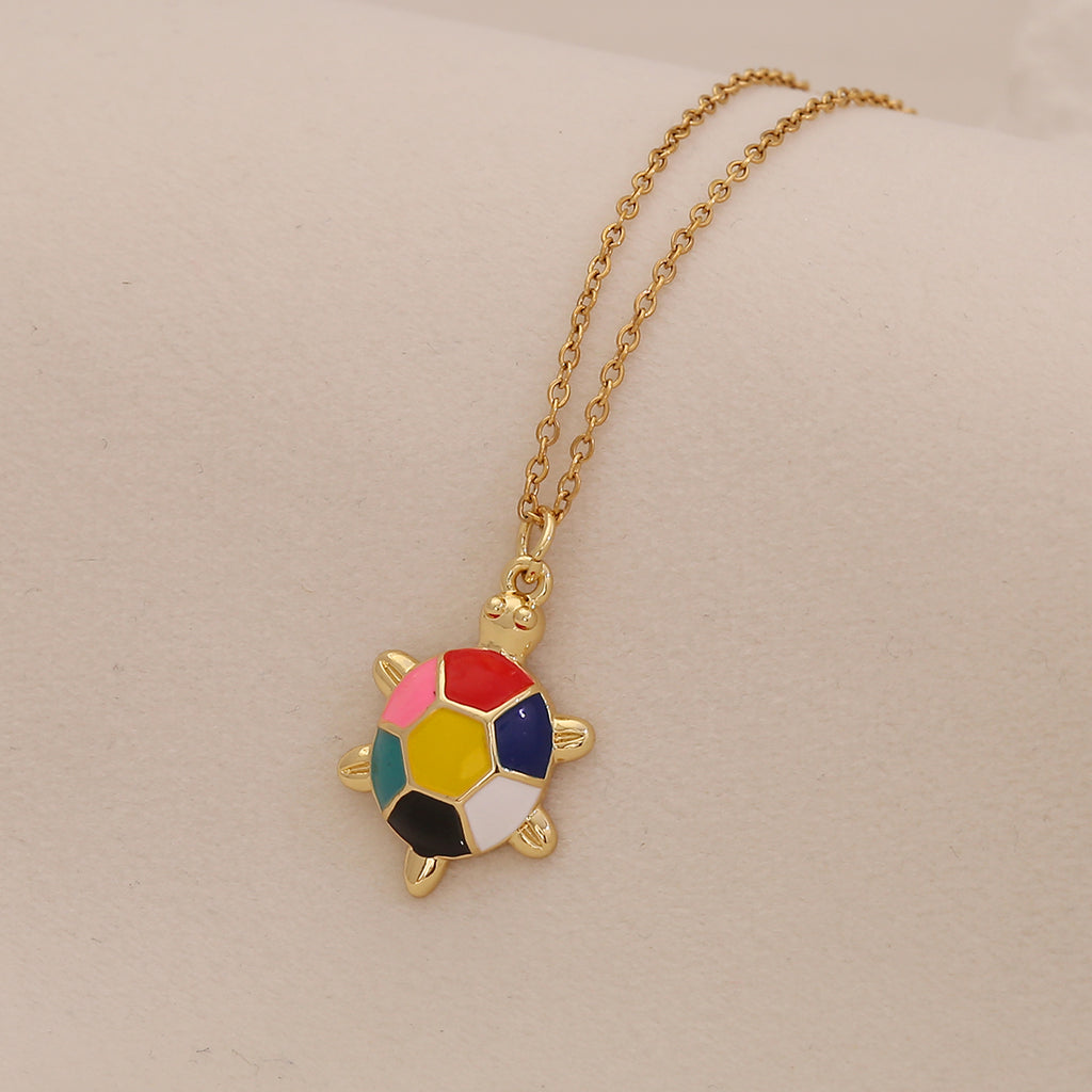 Stainless Steel Ocean-Inspired Pendant Necklaces – Waterproof Non-Tarnish