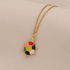 Stainless Steel Ocean-Inspired Pendant Necklaces – Waterproof Non-Tarnish