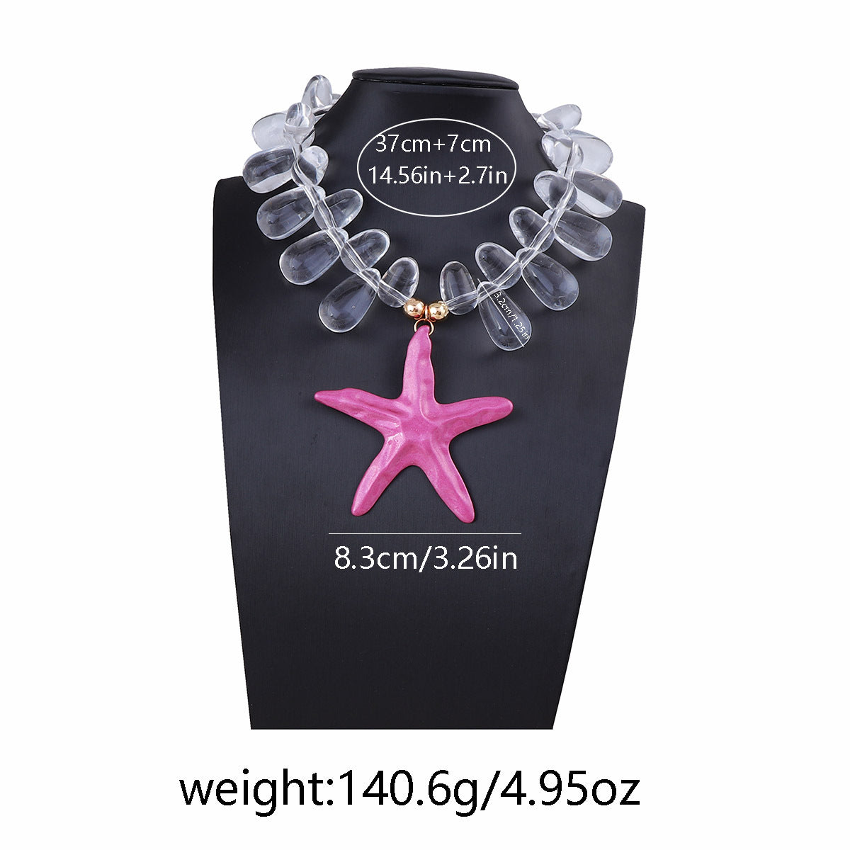 Stylish Ocean Starfish Pendant Necklace – Beach Casual Jewelry